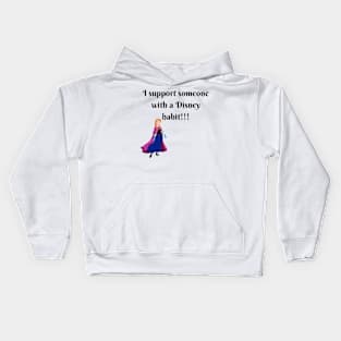 I Support A Habit Kids Hoodie